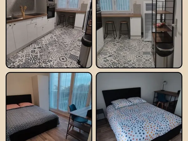 Appartement 2 chambres colocation étudiant(e)s