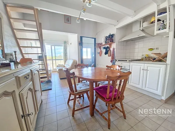 À 300 m de la plage à Argeles-sur-mer : joli 3 pièces avec mezzanine et vue dégagée