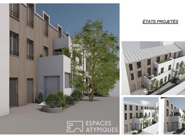 Projet de maison avec surélévation - Place Pereire / Porte de Champerret