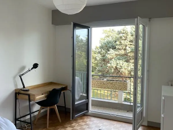 Chambre 14m2 colocation terrasse Rennes