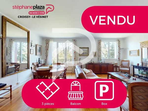 Appartement Le Vesinet 3 pièce(s) 73 m2