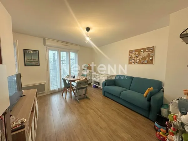 Appartement 2P 47 m2 immeuble récent Ecole vétérinaire avec parking