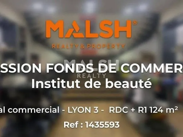 Fonds de commerce 124 m²