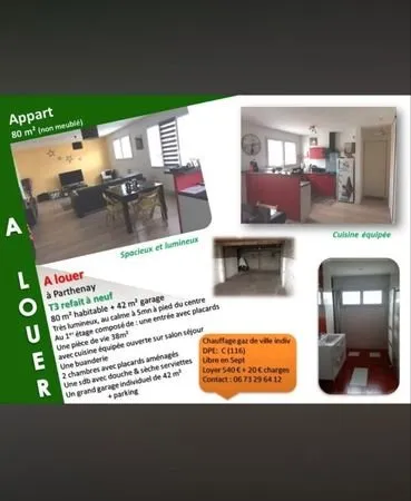 Appartement très lumineux