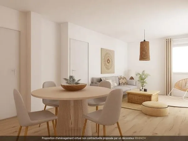 Appartement 3 pièces 60 m²