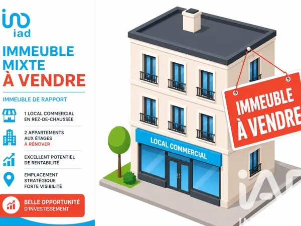 Immeuble de rapport 3 pièces 100 m²