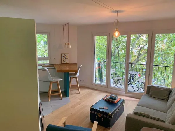 Loue appartement meublé 2 pièces 45m² Paris 18ème
