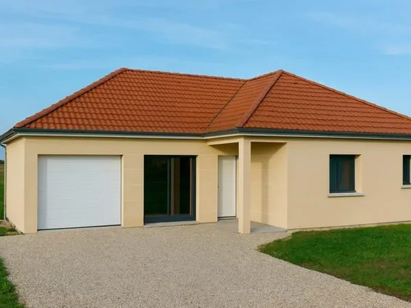 Maison 3 chambres garage intégré 85m2 située à AUTRETOT