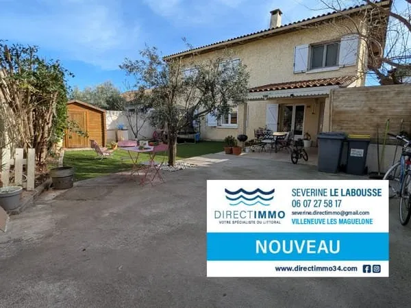 Appartement T5 en Rez de villa lumineux avec jardin et 2 Ter