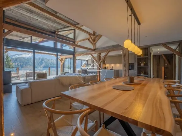 Chalet haut de gamme de 6 chambres avec vue panoramique - La Côte d'Arbroz