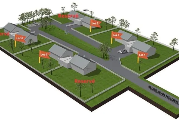 Terrain de 500m² Lot 2 "Jardin des nains"