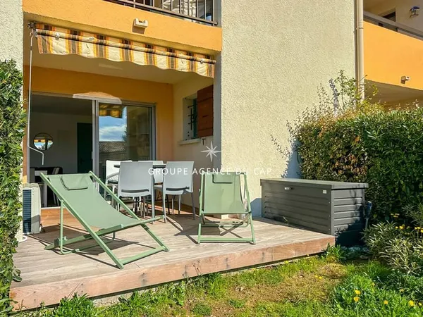 A VENDRE APPARTEMENT REZ DE JARDIN 3 PIECES A PIED DES PLAGES, AUX ISSAMBRES