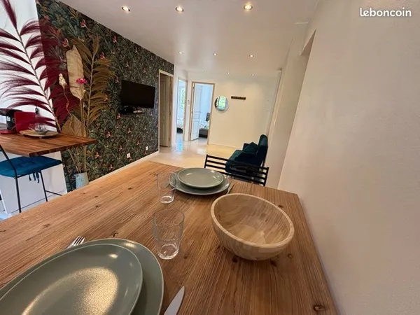 Appartement meublé - Proche CNPE Flamanville / ORANO - 4,5km mer - Tout équipé