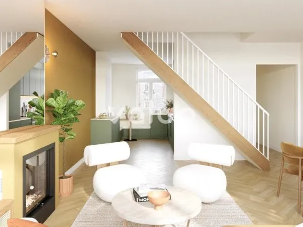 Vends duplex/triplex - 84.92m² - 4 pièces, 3 chambres - Lille 59000
