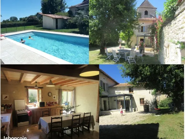 Maison de village avec piscine