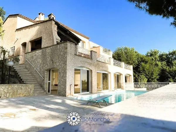 Grande villa vue panoramique St Paul de Vence