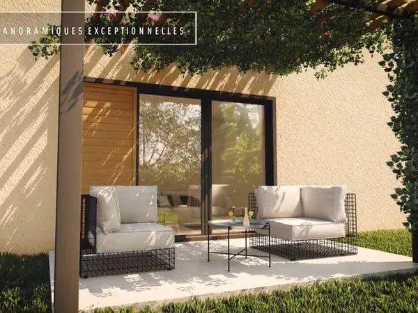 13080 Luynes maison T3 de 71 m2 plus jardin 88 m2 plus 1 parking en sous-sol inclus. Magnifique vue 