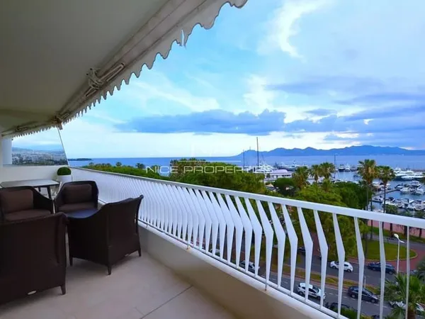 Cannes, 3 pièces avec terrasse et vue mer sur la Croisette