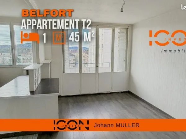 Appartement 2 pièces 45 m²
