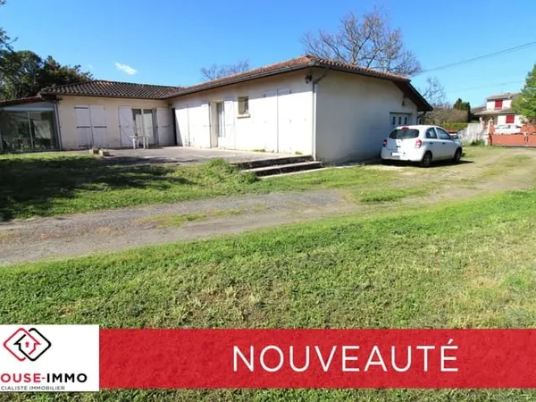 TOURNEFEUILLE: Maison T4 de 100 m² de plain-pied avec grand terrain