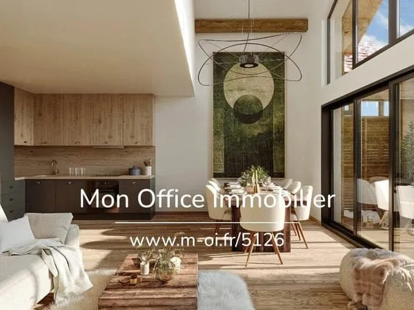 Référence : 5126-Mbe. - Duplex en Dernier étage - T4 bis - Garage Cave et Casier à Ski