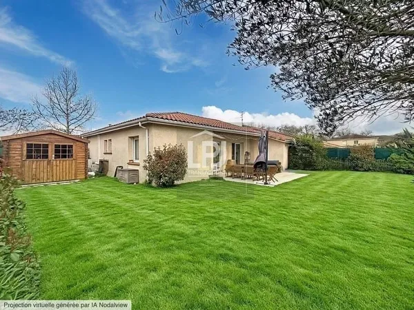 Saint-Simon - Villa de Plain-Pied T5 de 98 m2 avec Jardin