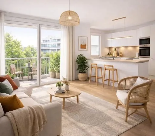 Appartement 3 pièces 48 m²