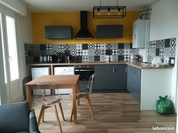 Grand studio meublé Brest Kergoat