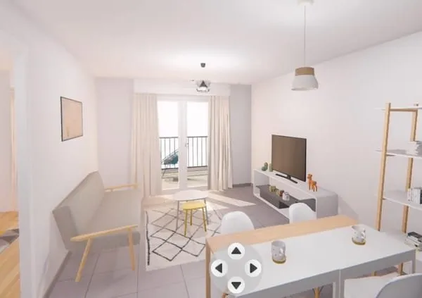 Appartement 2 pièces 44 m²
