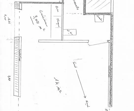 Appartement 1 pièce 22 m²