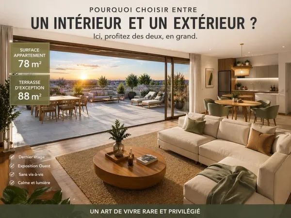 Appartement 3 pièces 78 m²