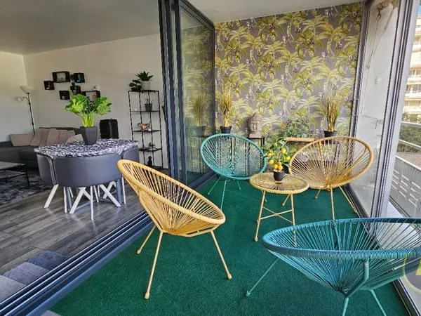 T3 Lumineux Arcachon : Loggia XXL de 12 m² et vue dégagée