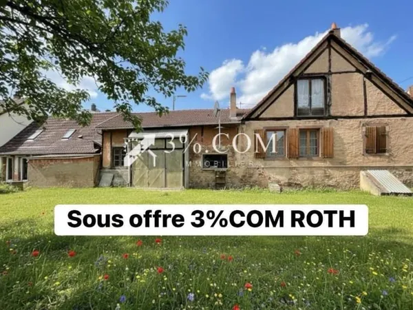 3%COM Maison à rénover avec grange sur 7 ares