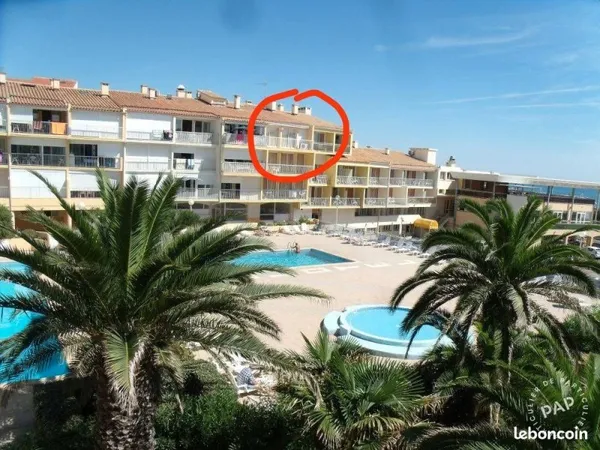 Appartement Cap d'Agde vue mer
