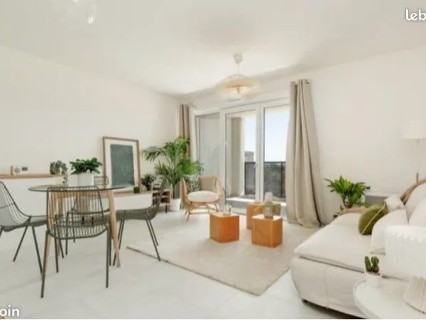 Maison 2 chambres mitoyenne neuve 60 m2 2 min du centre