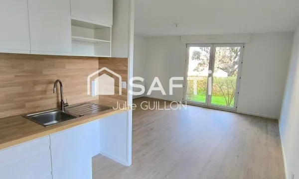 Villes-Martin - Saint-Nazaire -T2 Rénové - DPE D
