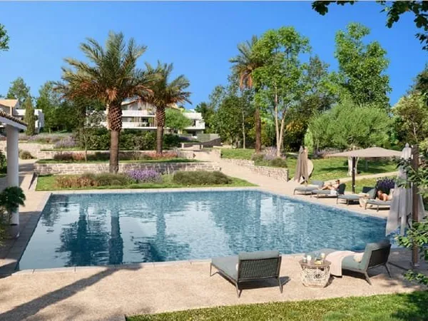 SUPERBE T4 REZ DE JARDIN dans résidence avec PISCINE