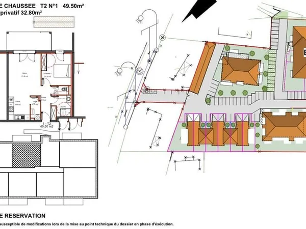 Appartement 2 pièces 49 m²