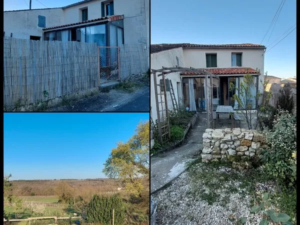 Maison + studio + grange + jardins