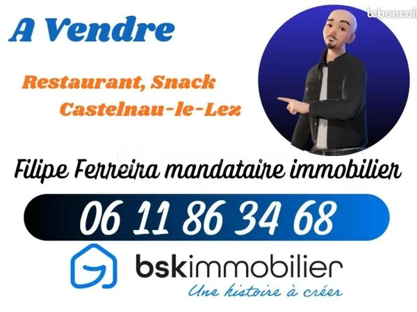 Commerce restaurant, snack Montpellier