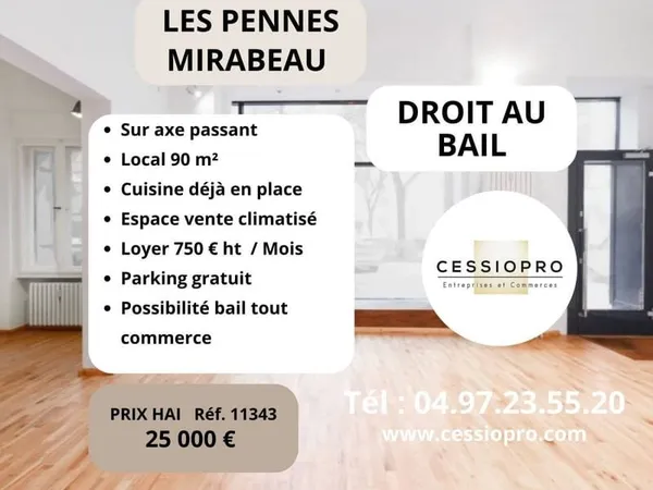 Local commercial 90 m²
