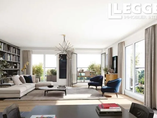 OPPORTUNITÉ Appartement neuf avec balcon 4 pièces de 97m2 au 1er étage, quartier résidentiel de Garc
