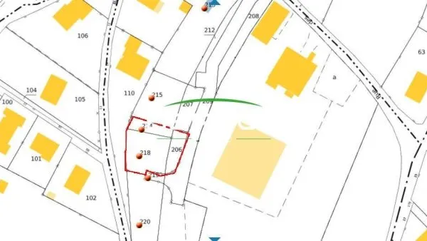 Terrain constructible 660 m²