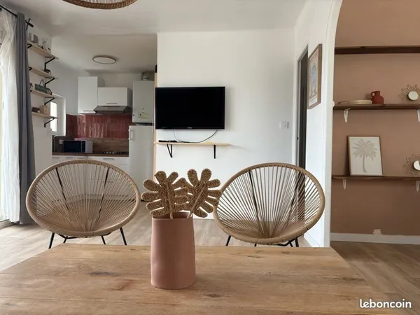Appartement climatisé et face a la mer à louer étudiant