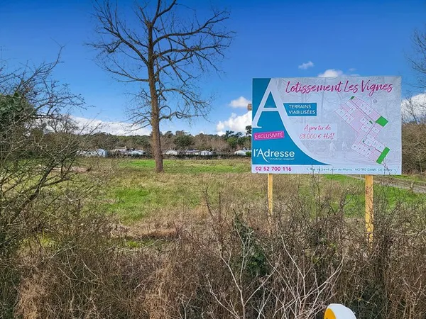 Terrain viabilisé de 653 m² - Notre Dame De Monts