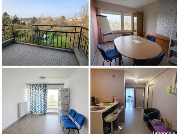 73m² avec balcon - Transformation habitation validée - Fort potentiel - Nancy