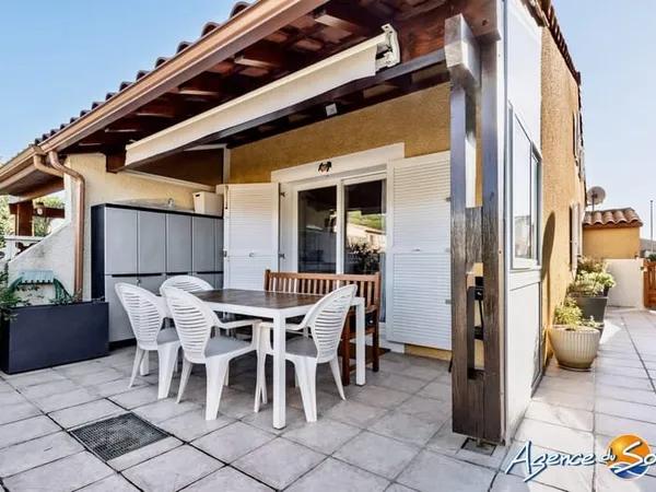 PAvillon T3 avec jardin, barbecue
