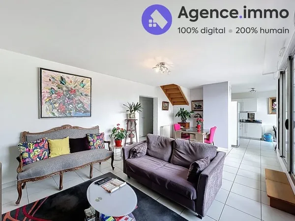 APPARTEMENT DUPLEX T4 À SAINT-CYR-SUR-LOIRE - 107 m² - 2 T