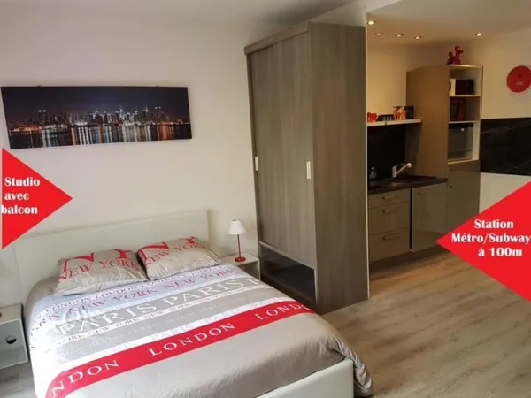 Studio de 26m2 à louer sur Lyon 03