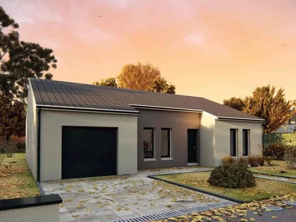 Maison neuve à construire sur terrain de 4,73 m2 à Peltre